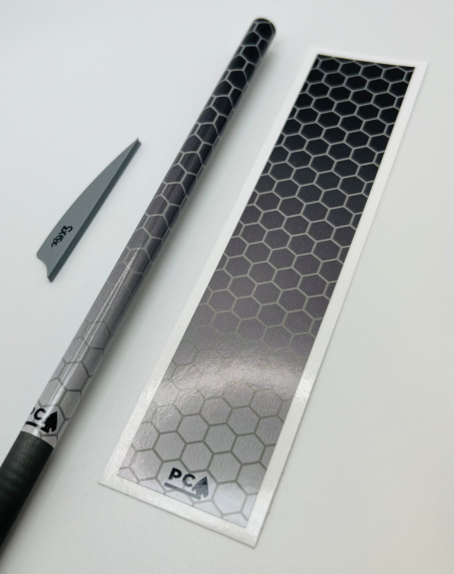 Grey x Black (Bohning Silver) - HEX FUSION Series Arrow & Bolt Wrap
