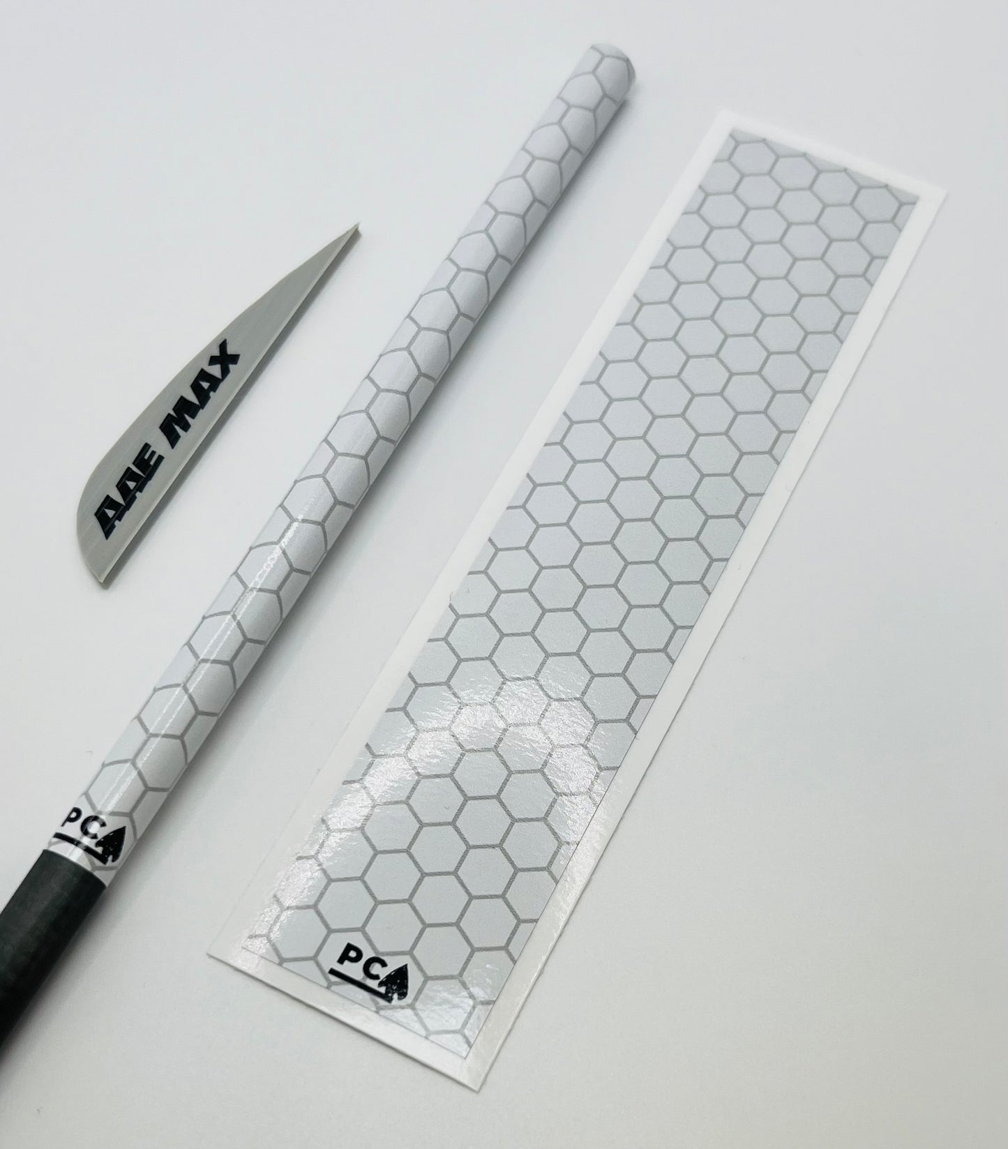 Light Grey x White (AAE Grey) - HEX FUSION Series Arrow & Bolt Wrap