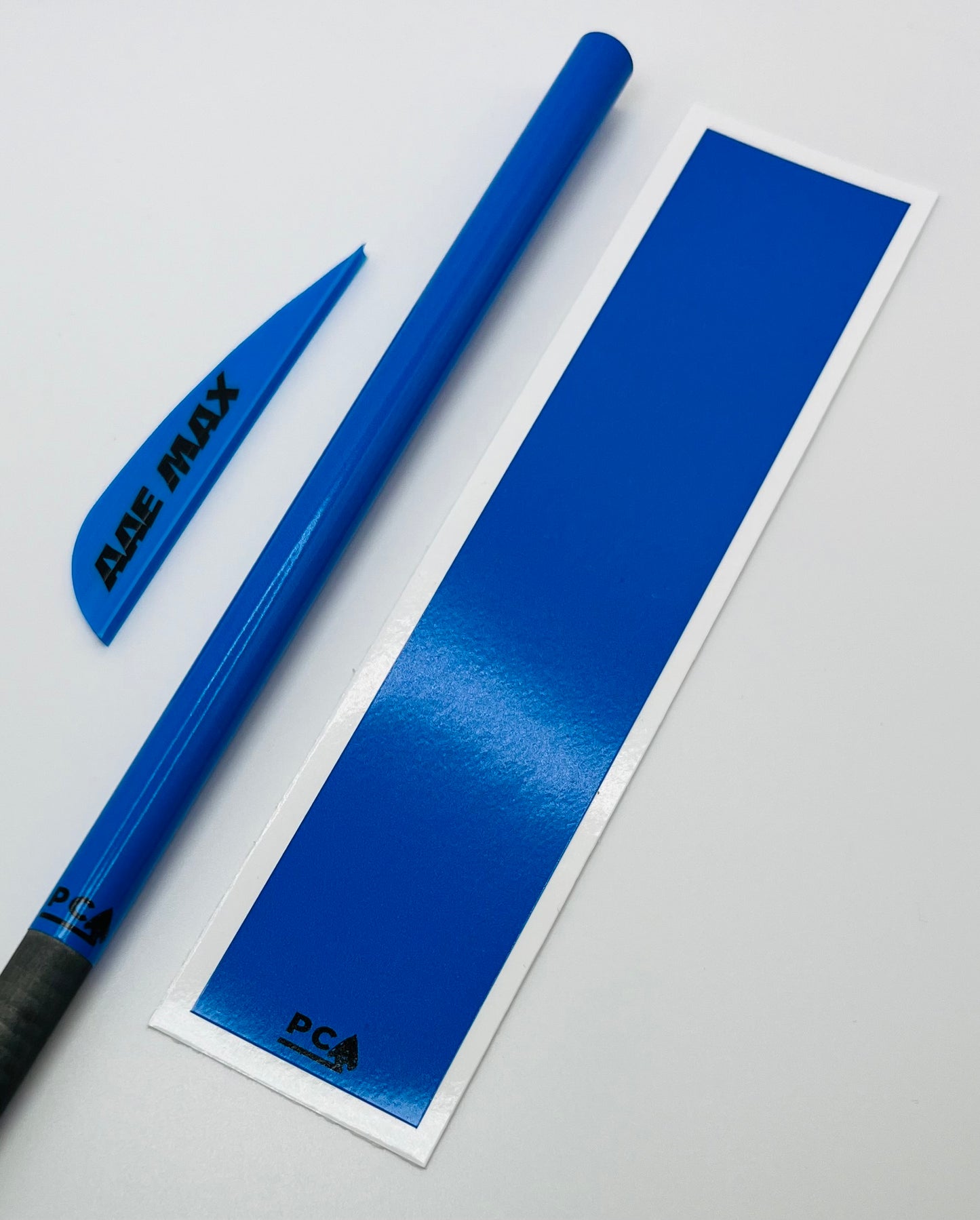 Blue (AAE Blue & Bohning Satin Blue) - SOLID Series Arrow & Bolt Wrap