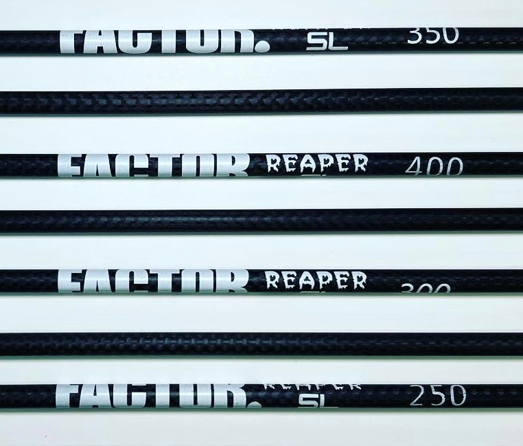 FACTOR Archery Products - REAPER SL (5mm/.204"ID Small Diameter Arrow Shaft - Unfletched)