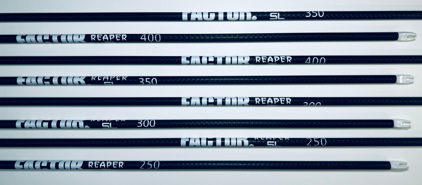 FACTOR Archery Products - REAPER SL (5mm/.204"ID Small Diameter Arrow Shaft - Unfletched)