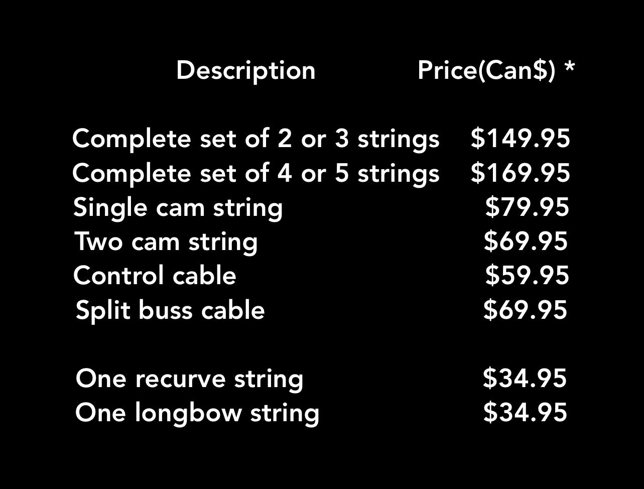 PIN IT Custom Bowstrings