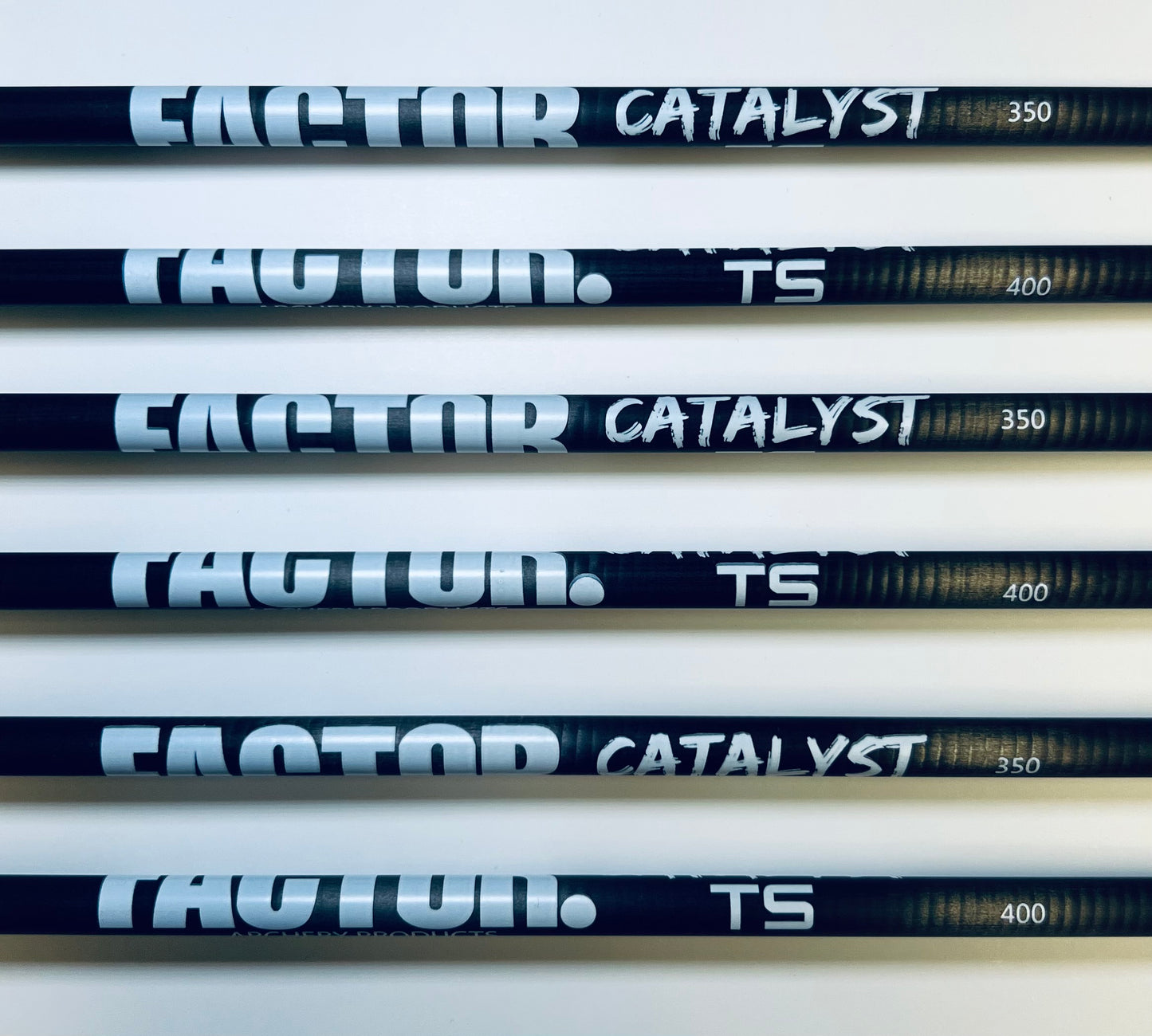 FACTOR Archery Products - CATALYST TS (Large Diameter 23/64" Compliant Target Shaft - Unfletched)