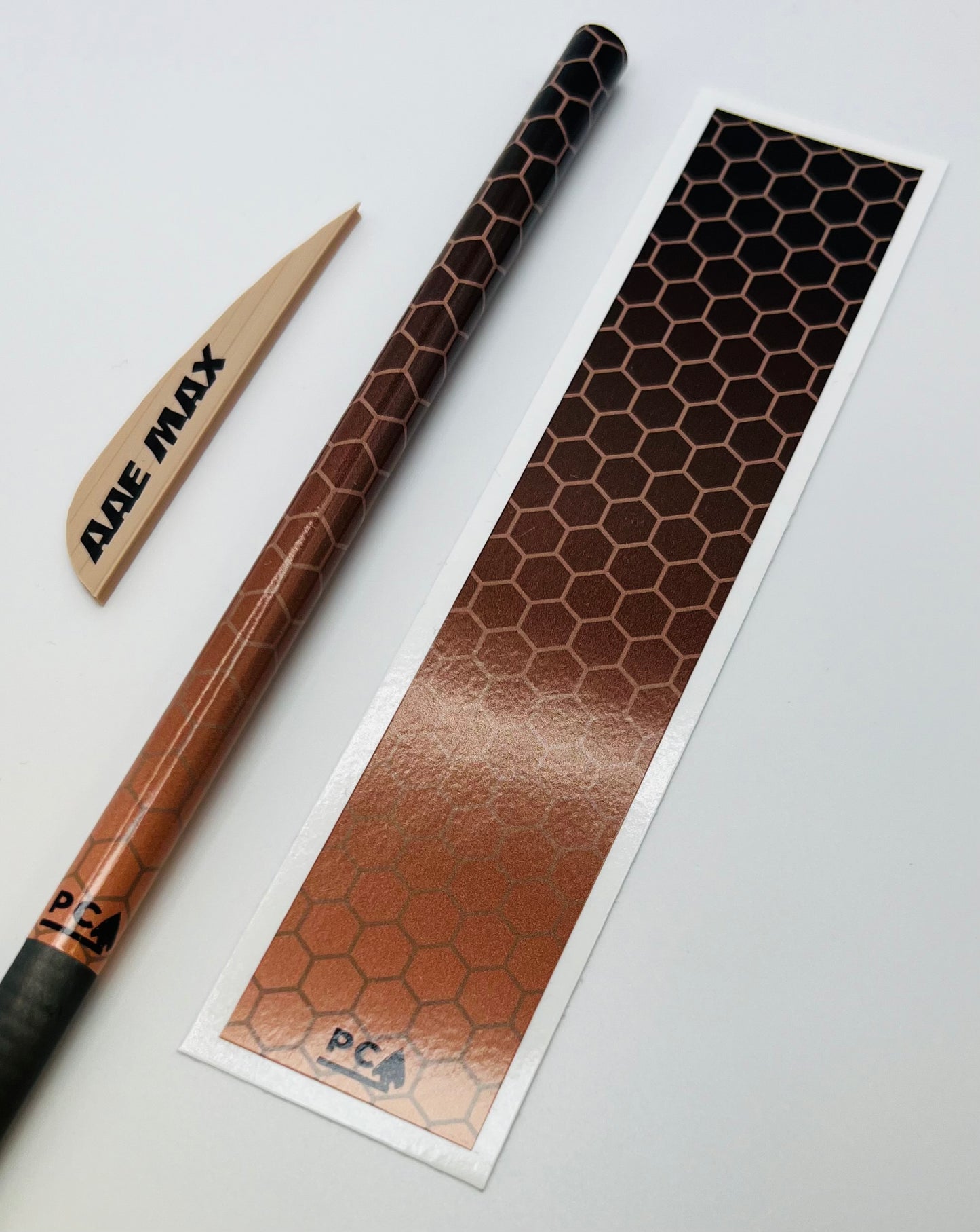 Tan x Black Gloss (AAE Sand) - HEX FUSION Series Arrow & Bolt Wrap