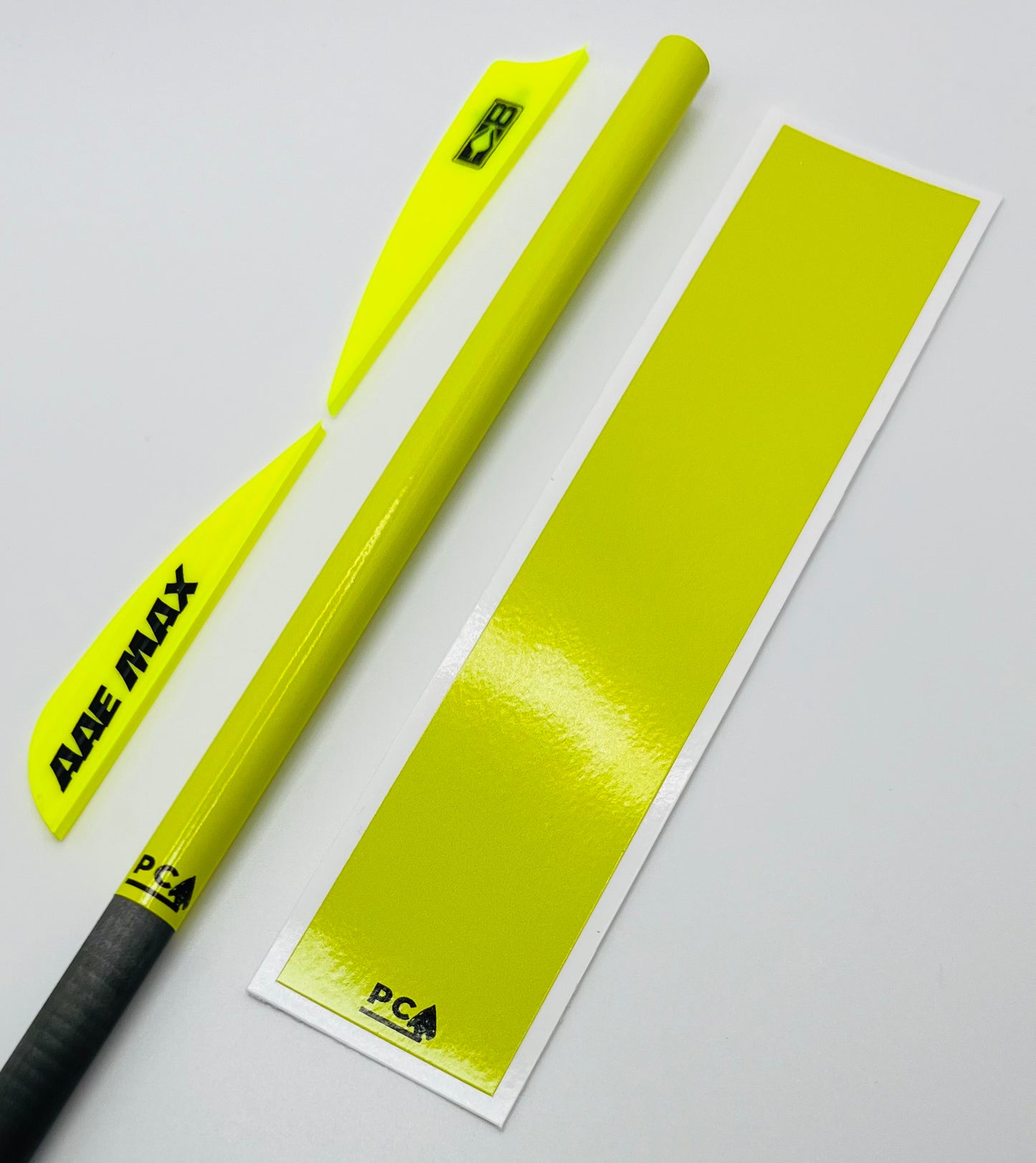 Flo Yellow (AAE Yellow/Bohning Neon Yellow) - SOLID Series Arrow & Bolt Wrap