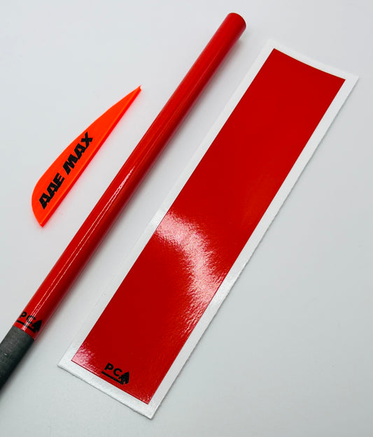 Burnt Orange (AAE Fire Orange/Bohning Neon Red) - SOLID Series Arrow & Bolt Wrap