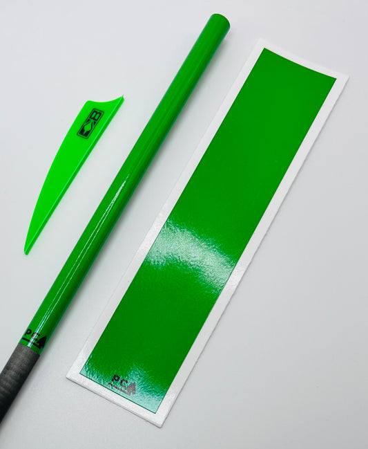 Green (Bohning Neon Green) - SOLID Series Arrow & Bolt Wrap